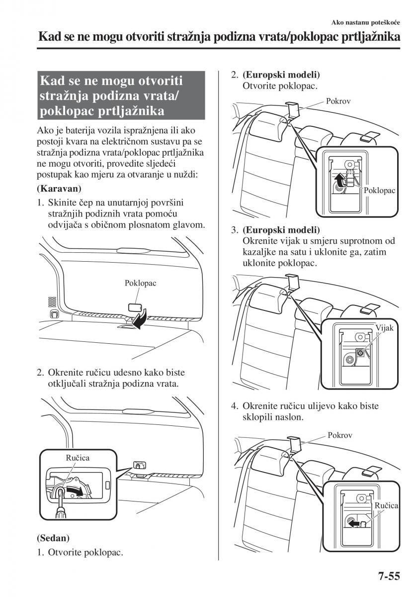 Mazda 6 III vlasnicko uputstvo / page 701