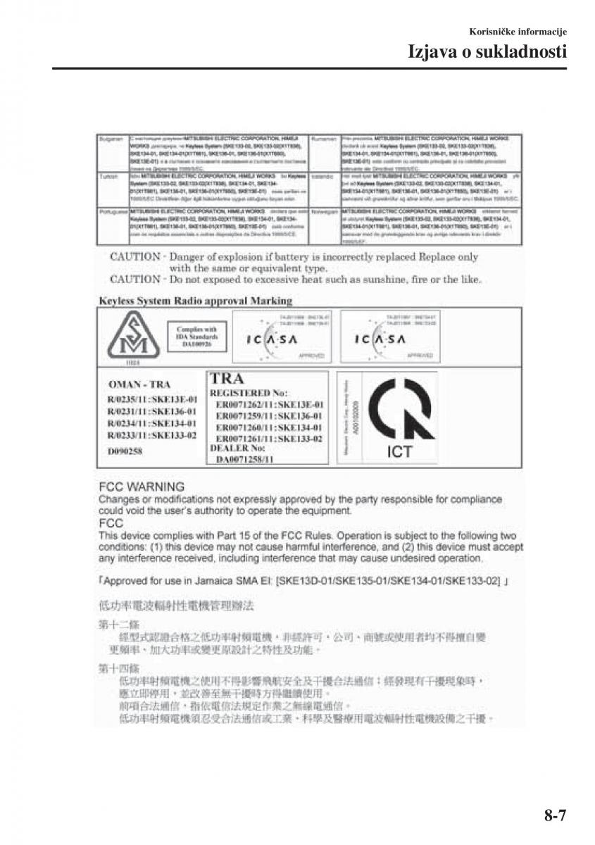 Mazda 6 III vlasnicko uputstvo / page 711