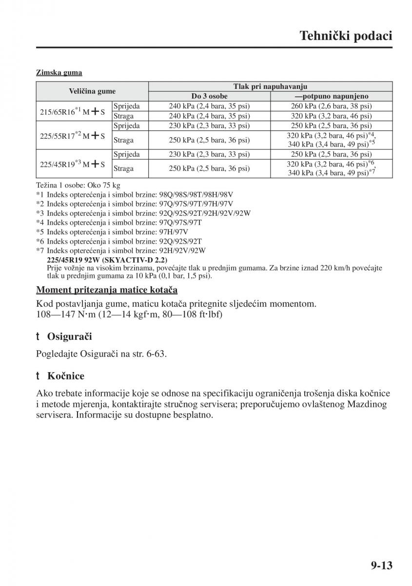 Mazda 6 III vlasnicko uputstvo / page 741