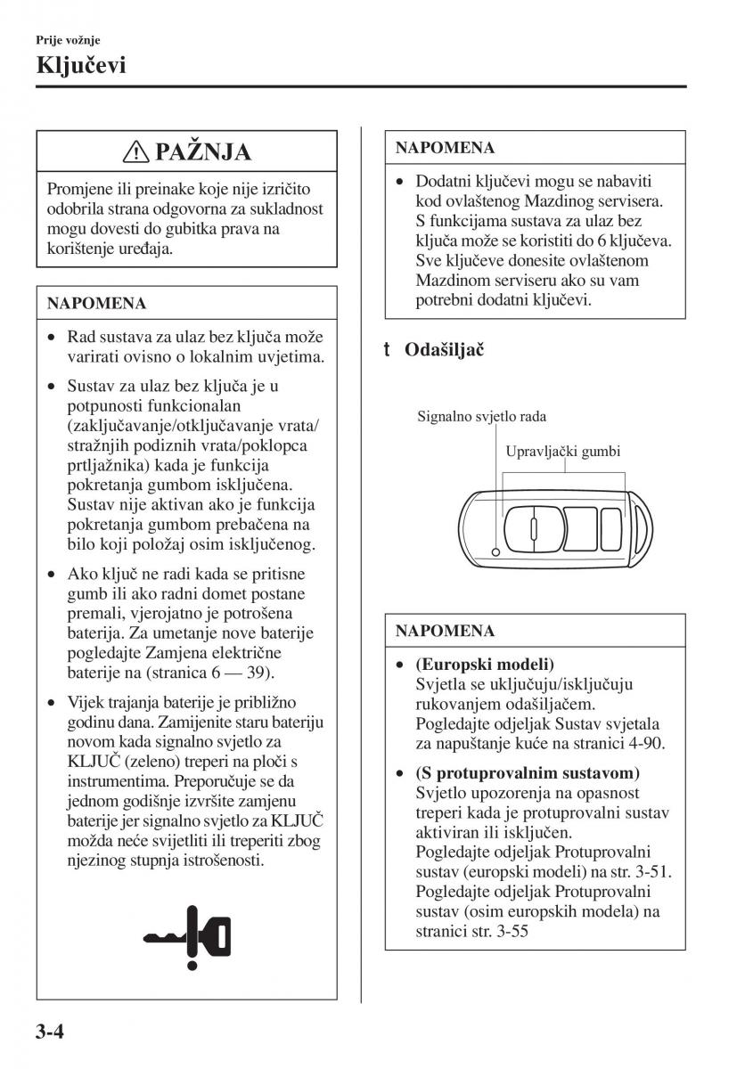 Mazda 6 III vlasnicko uputstvo / page 84