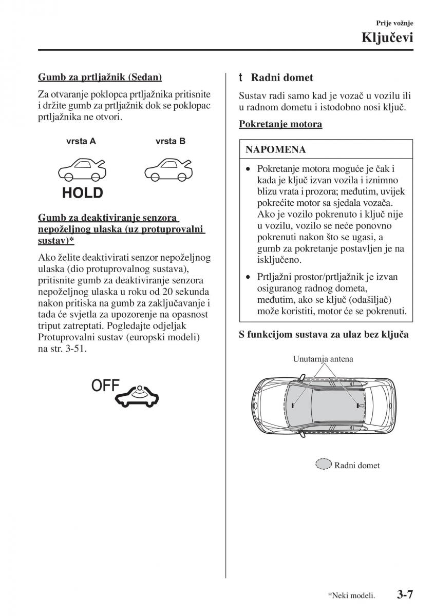 Mazda 6 III vlasnicko uputstvo / page 87