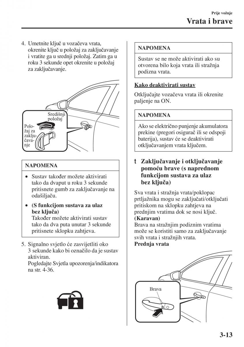 Mazda 6 III vlasnicko uputstvo / page 93