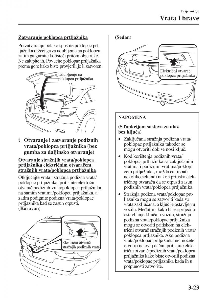 Mazda 6 III vlasnicko uputstvo / page 103