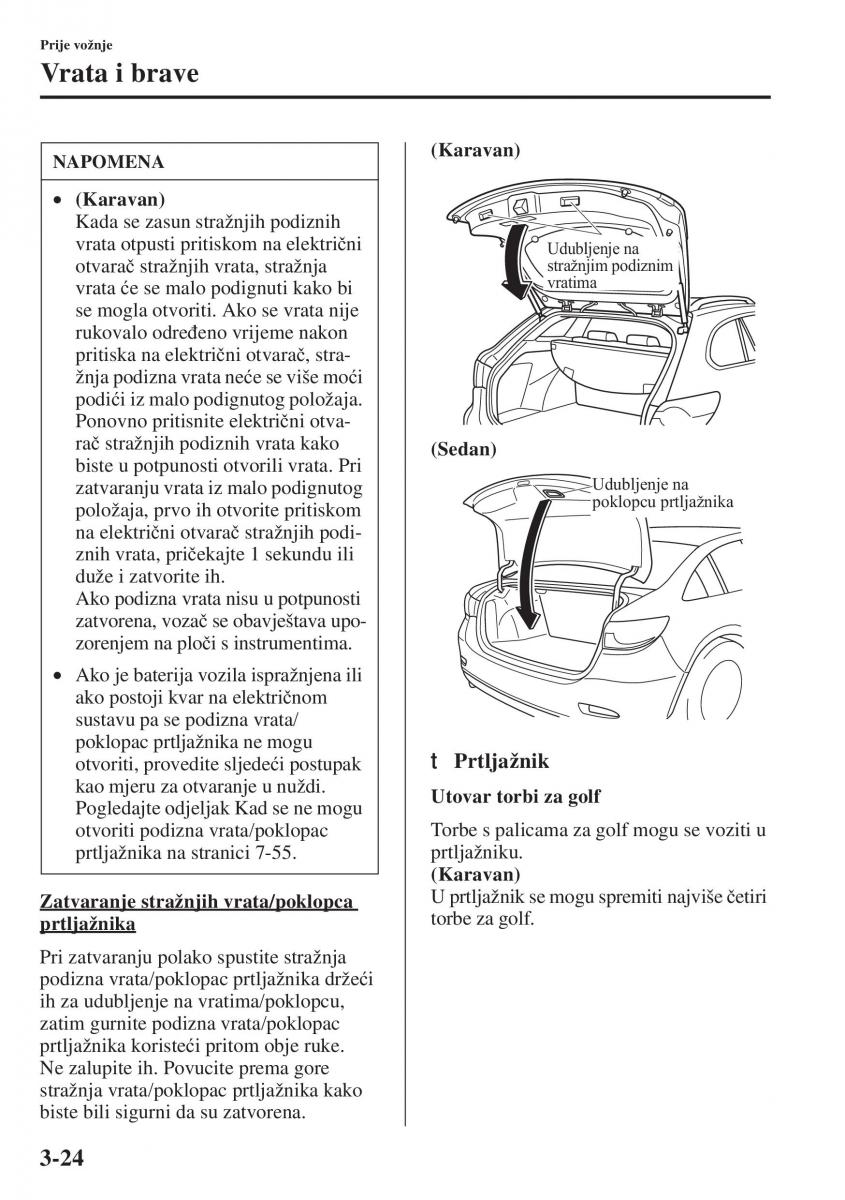 Mazda 6 III vlasnicko uputstvo / page 104