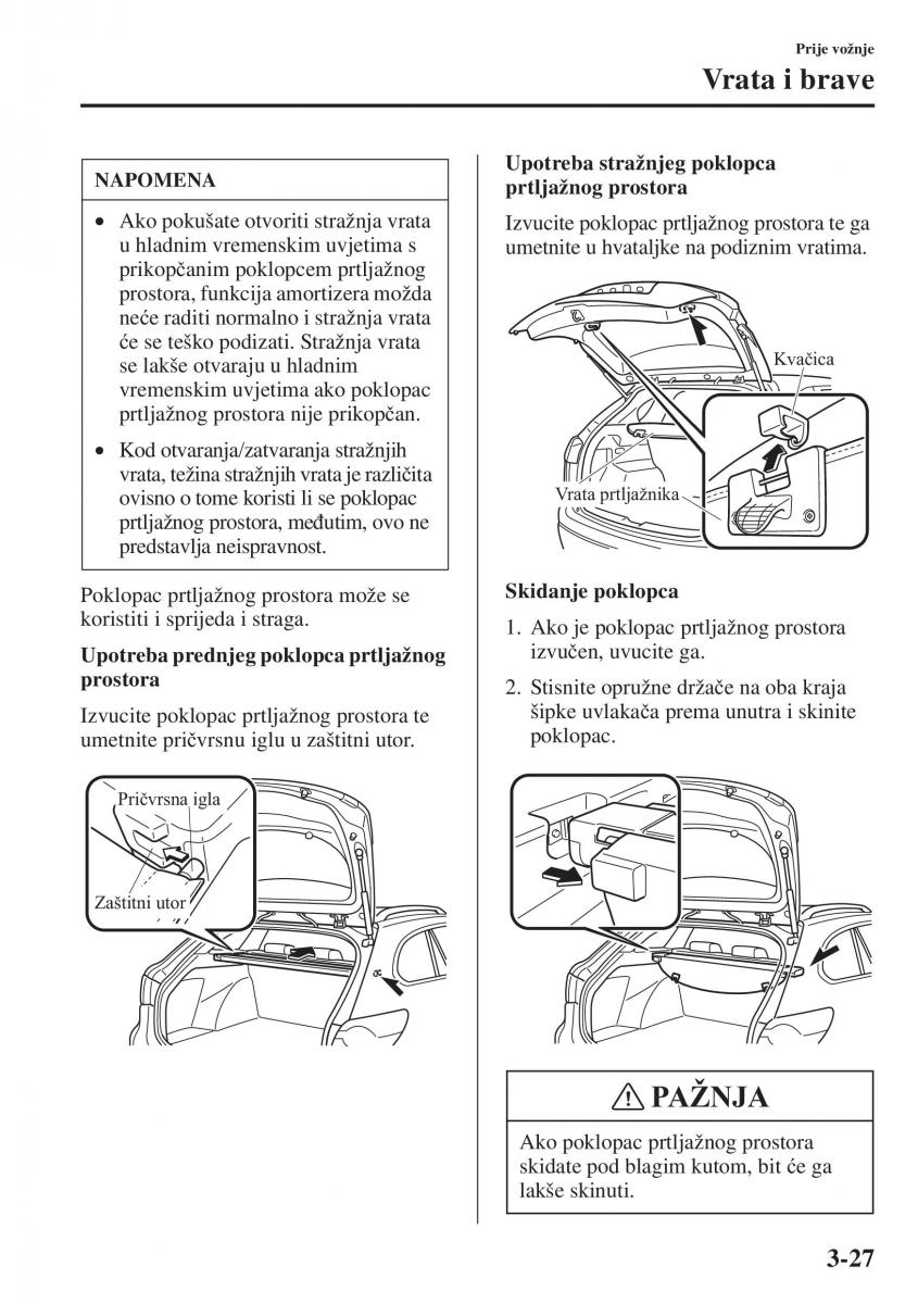 Mazda 6 III vlasnicko uputstvo / page 107