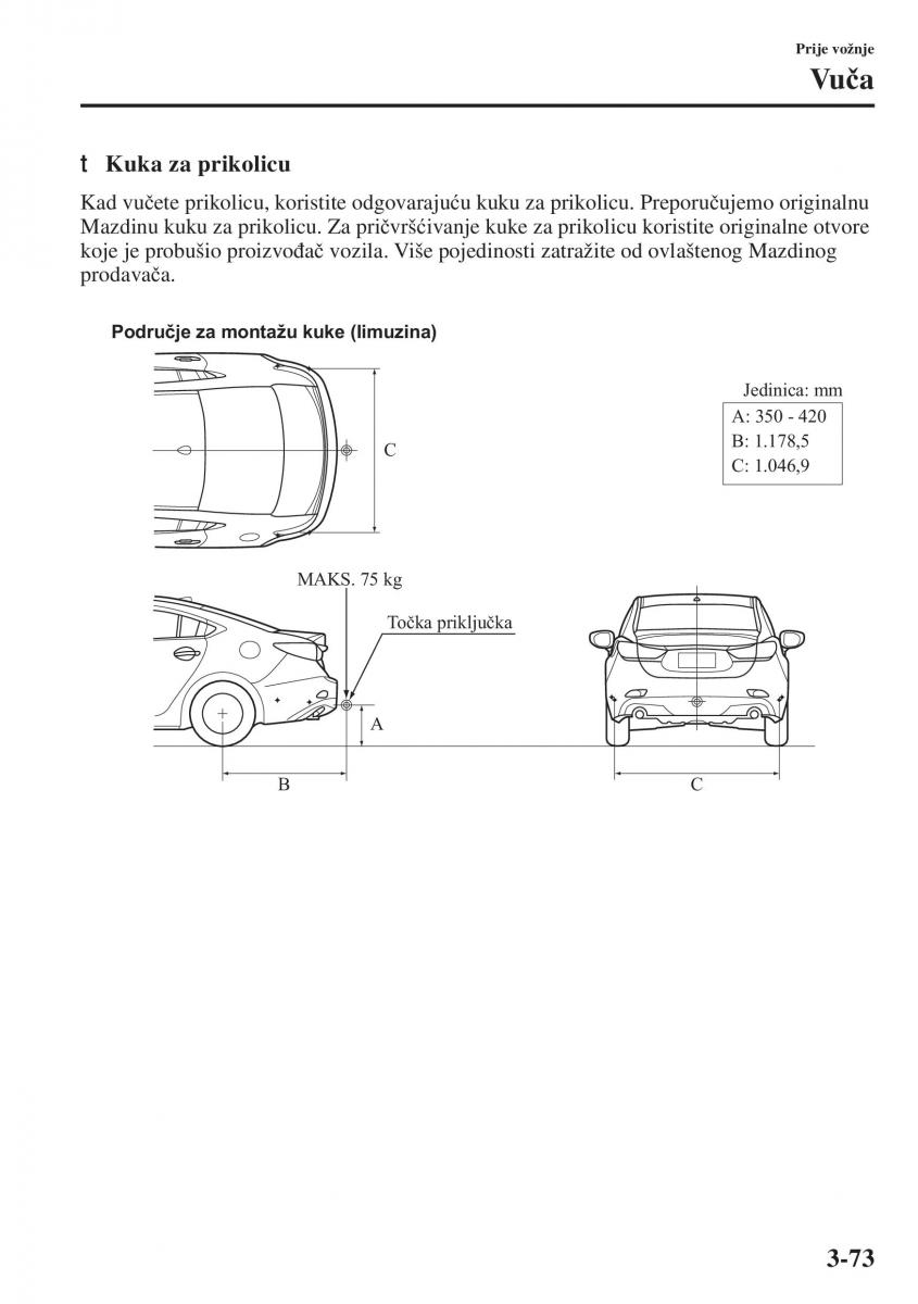 Mazda 6 III vlasnicko uputstvo / page 153