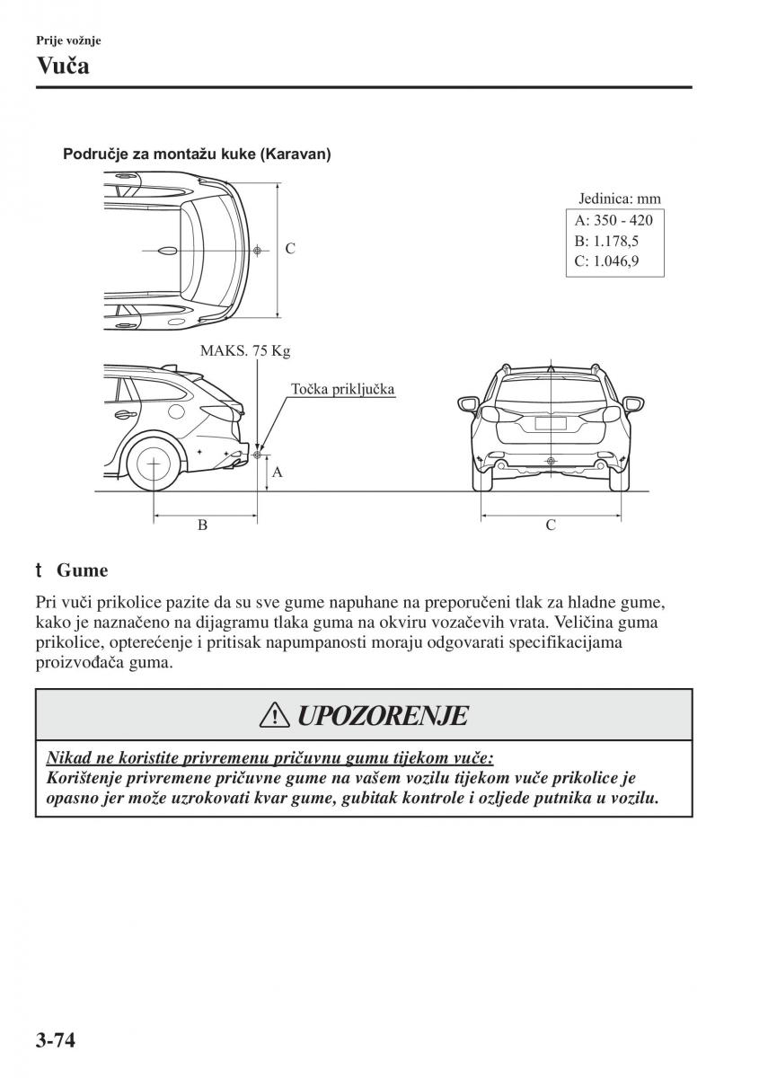 Mazda 6 III vlasnicko uputstvo / page 154