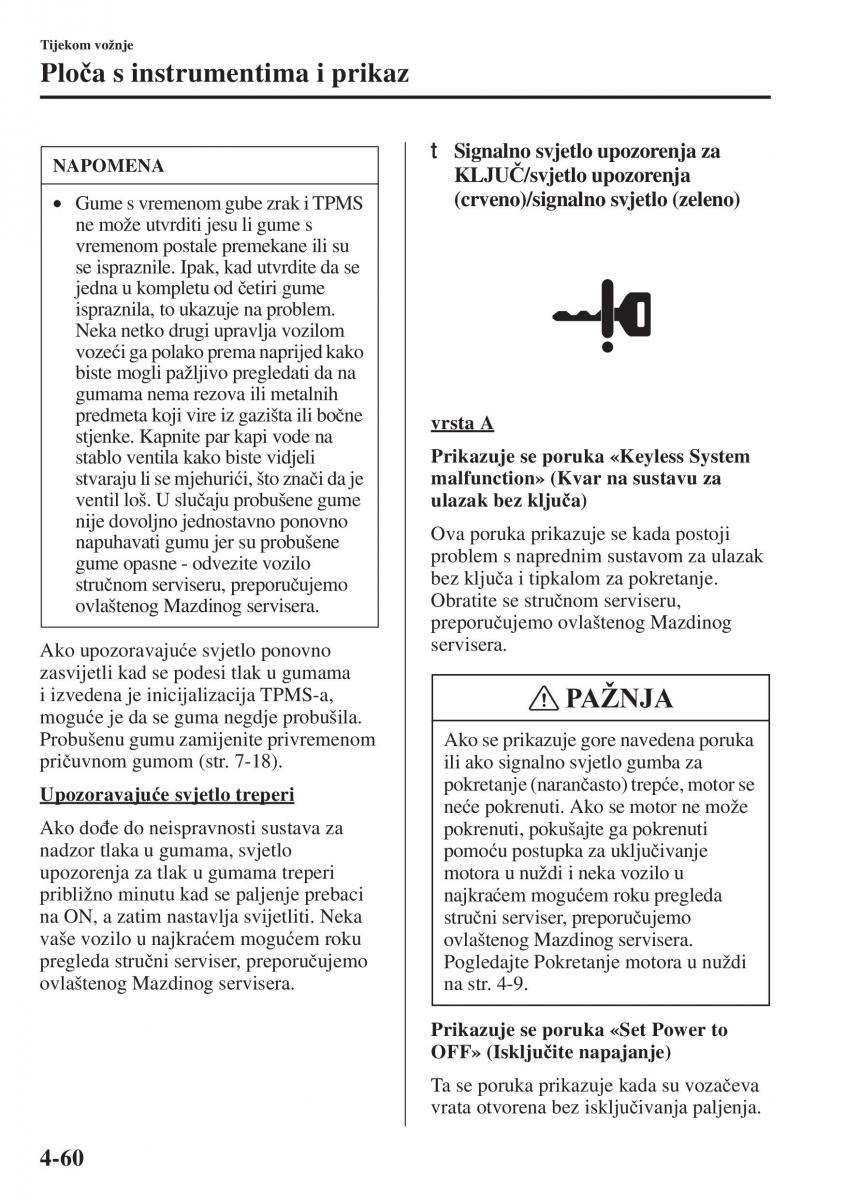 Mazda 6 III vlasnicko uputstvo / page 218