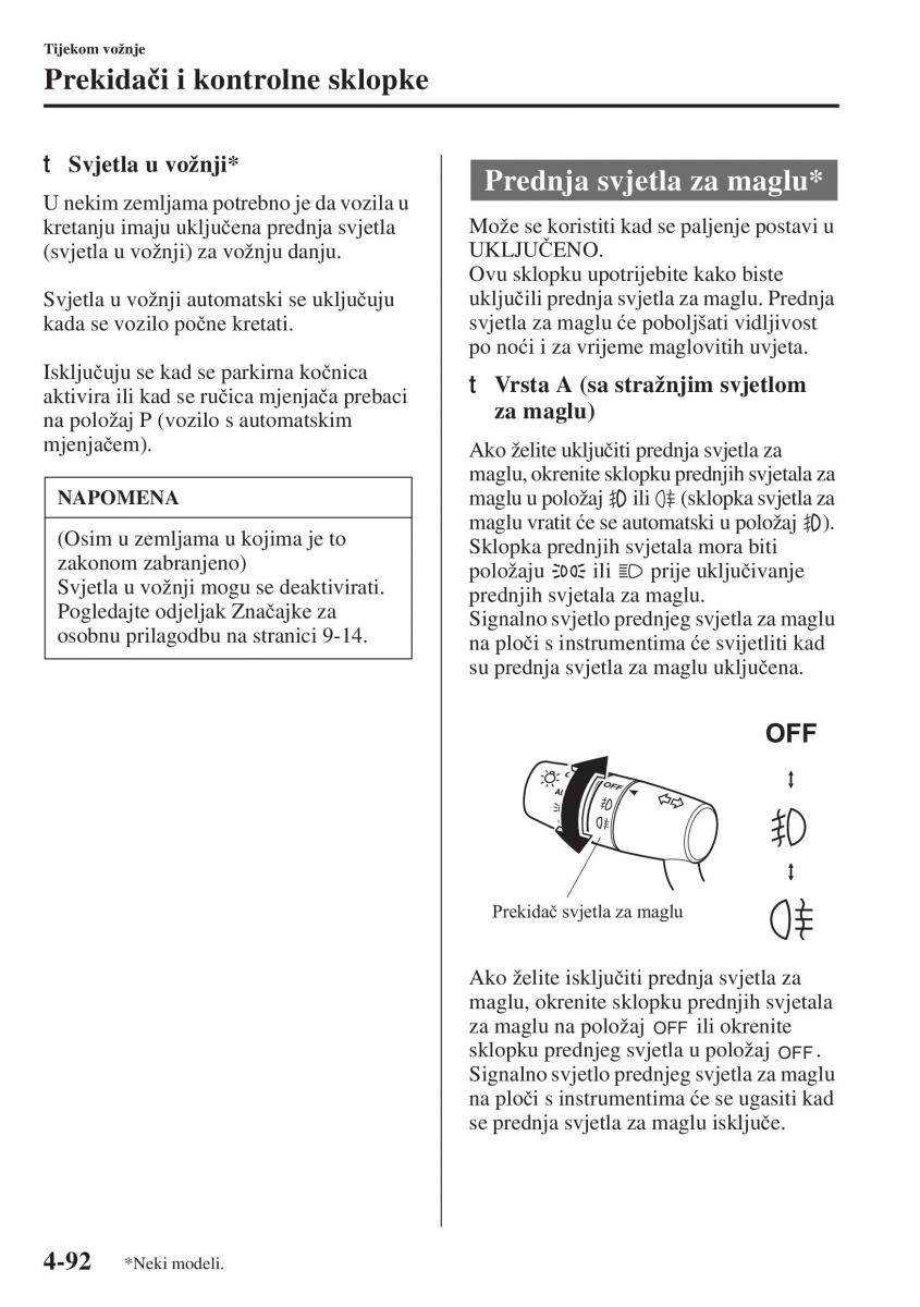 Mazda 6 III vlasnicko uputstvo / page 250