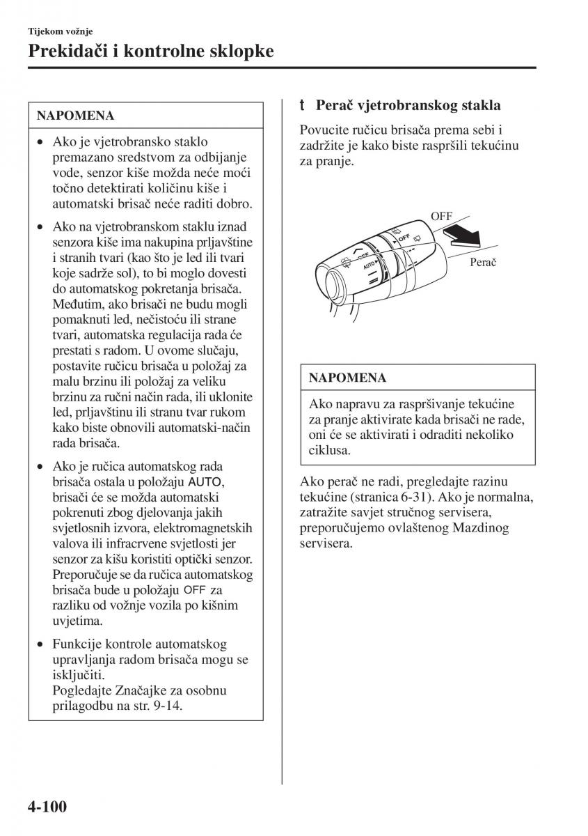 Mazda 6 III vlasnicko uputstvo / page 258