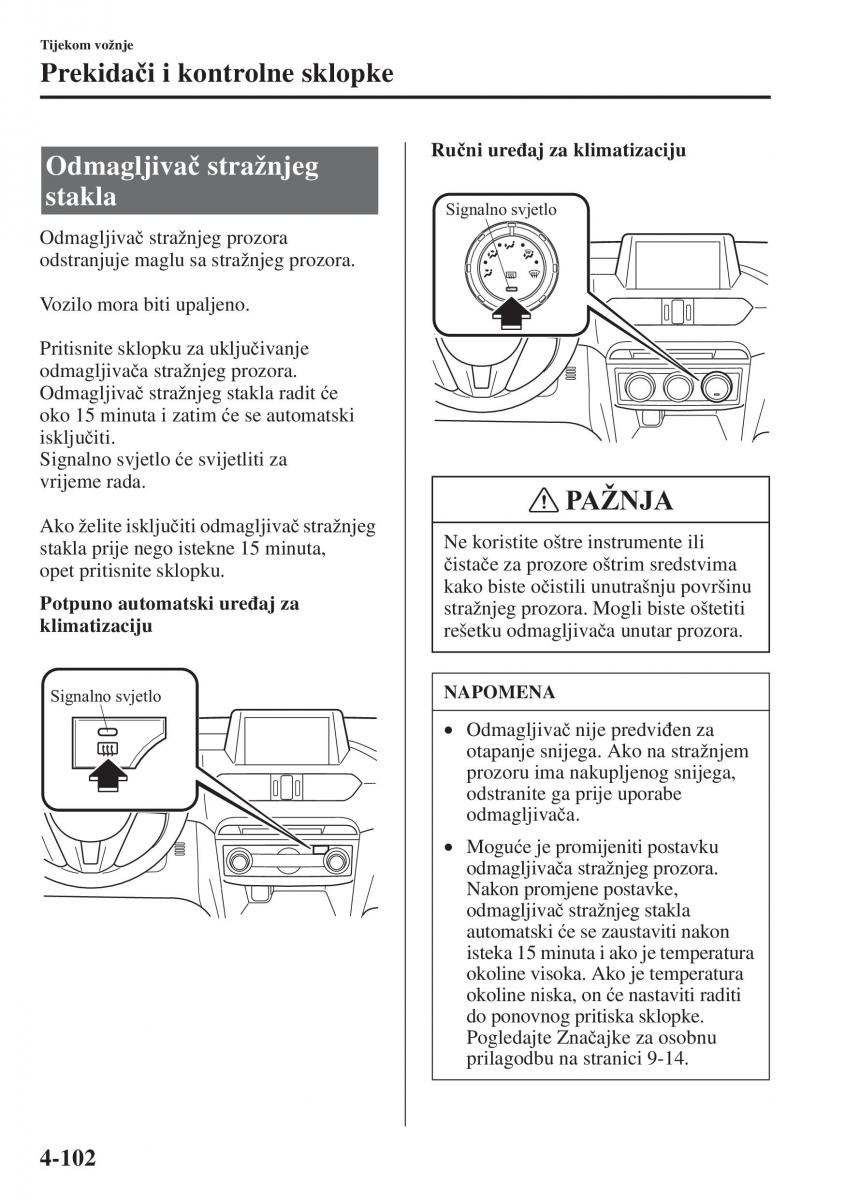 Mazda 6 III vlasnicko uputstvo / page 260