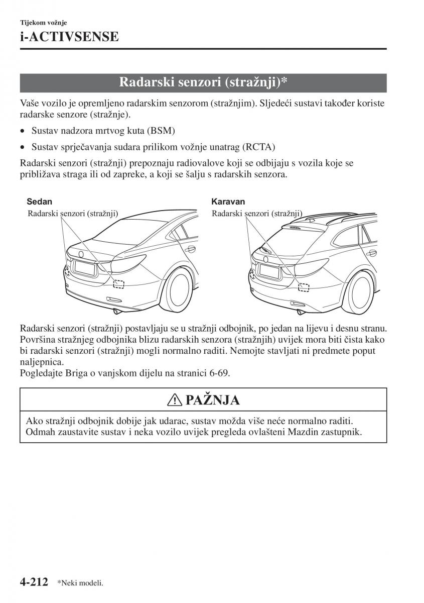 Mazda 6 III vlasnicko uputstvo / page 370