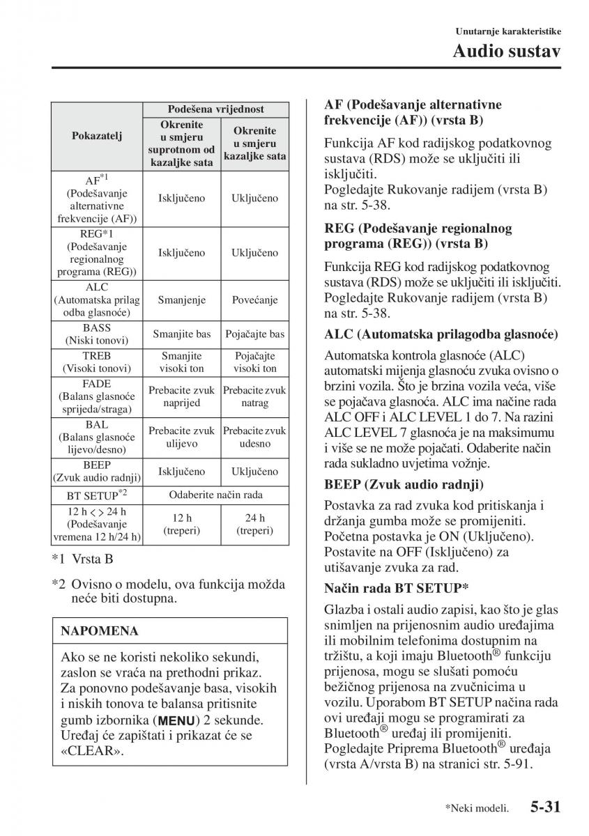 Mazda 6 III vlasnicko uputstvo / page 439