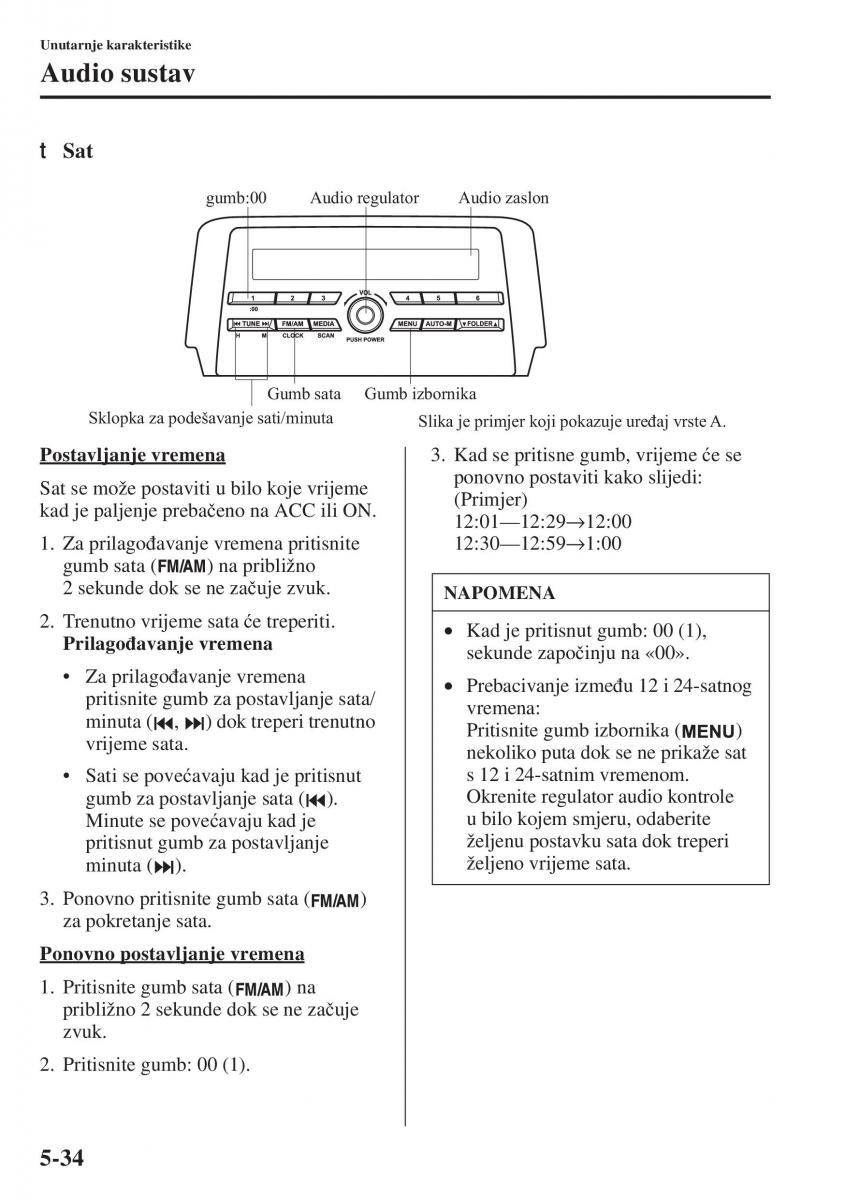 Mazda 6 III vlasnicko uputstvo / page 442