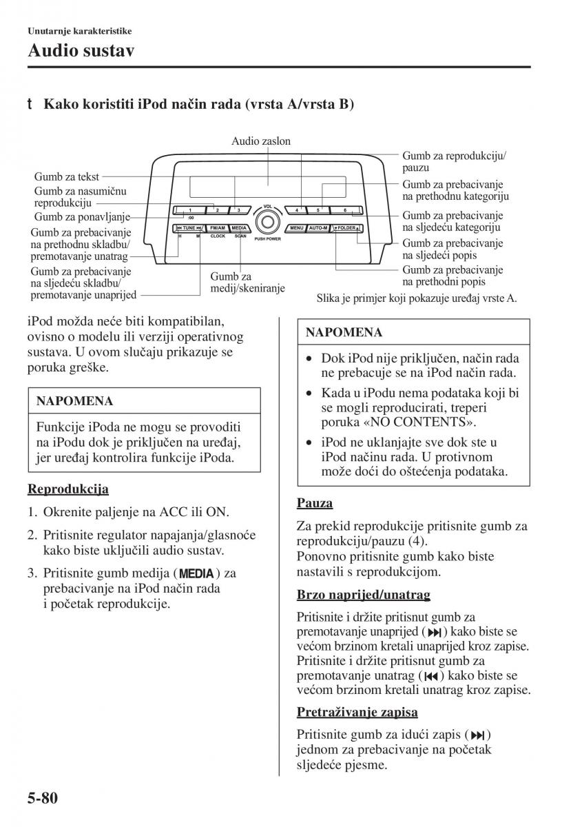 Mazda 6 III vlasnicko uputstvo / page 488