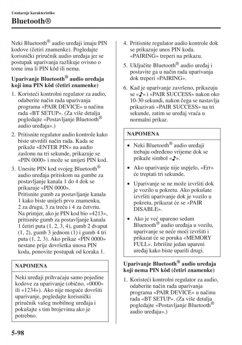 Mazda 6 III vlasnicko uputstvo / page 506