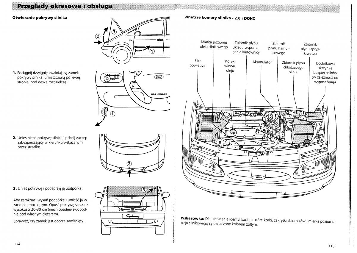 Ford Galaxy I 1 instrukcja obslugi / page 59