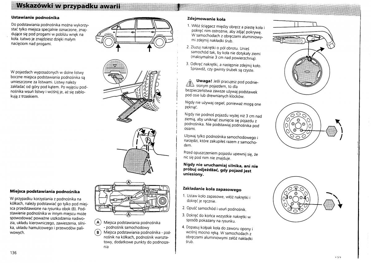 Ford Galaxy I 1 instrukcja obslugi / page 70