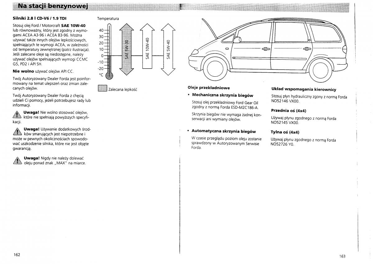 Ford Galaxy I 1 instrukcja obslugi / page 83