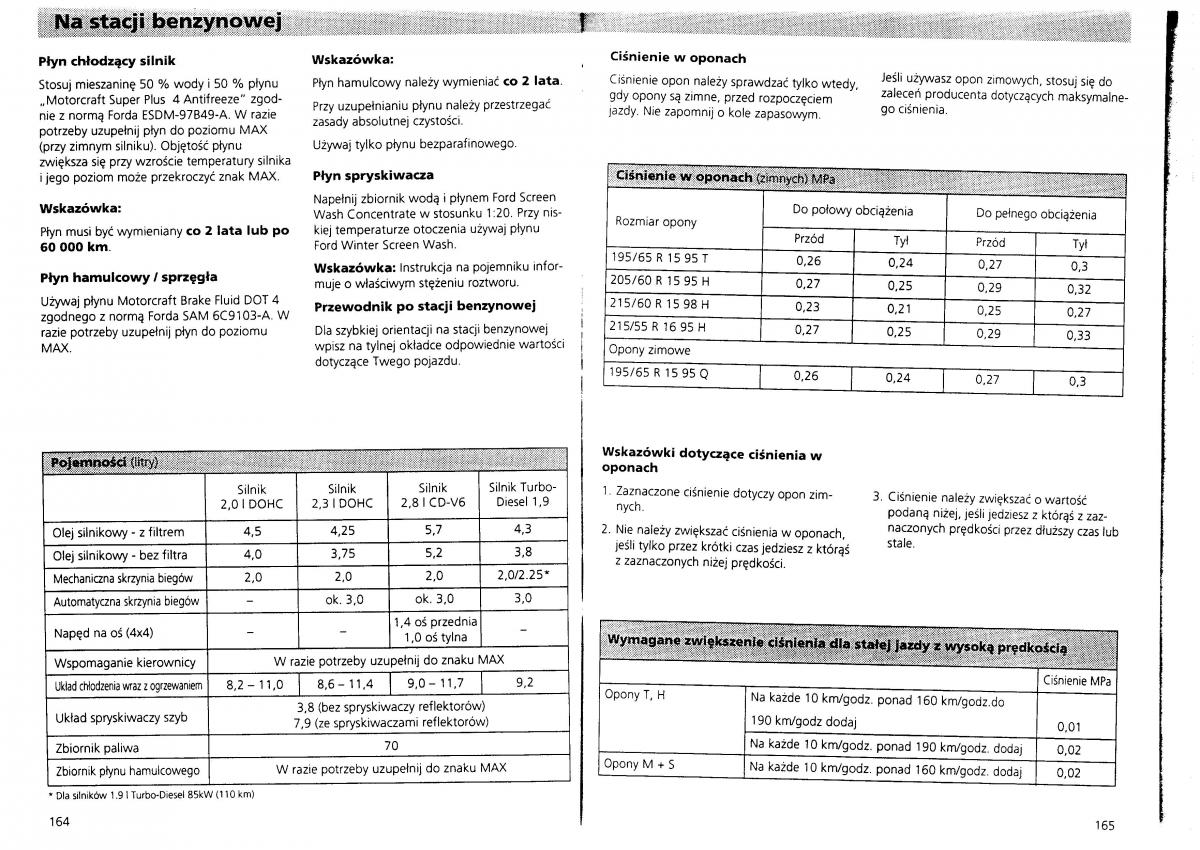 Ford Galaxy I 1 instrukcja obslugi / page 84