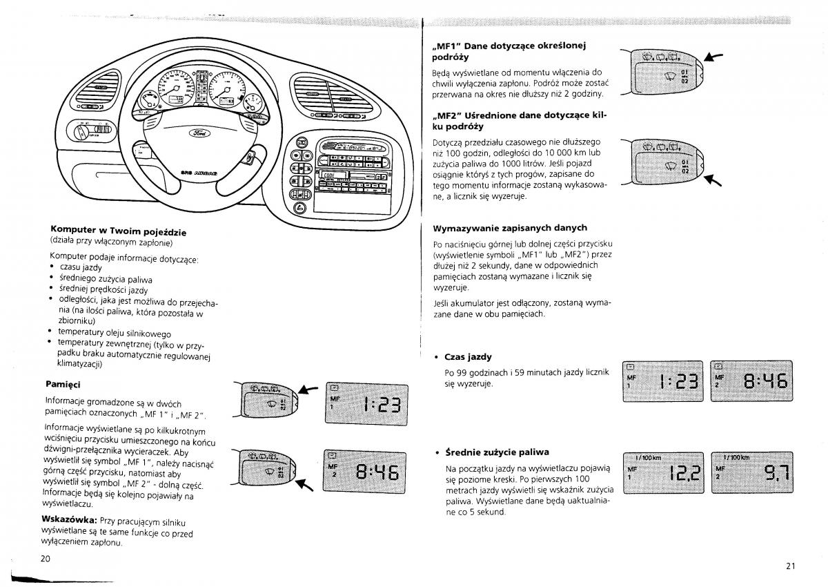 Ford Galaxy I 1 instrukcja obslugi / page 12