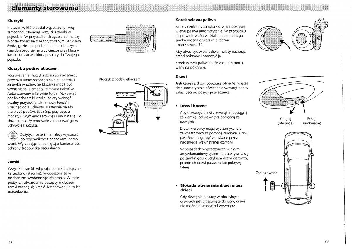 Ford Galaxy I 1 instrukcja obslugi / page 16