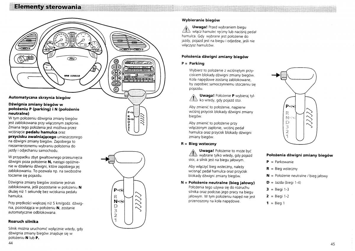 Ford Galaxy I 1 instrukcja obslugi / page 24