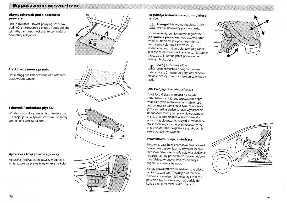 Ford Galaxy I 1 instrukcja obslugi / page 37