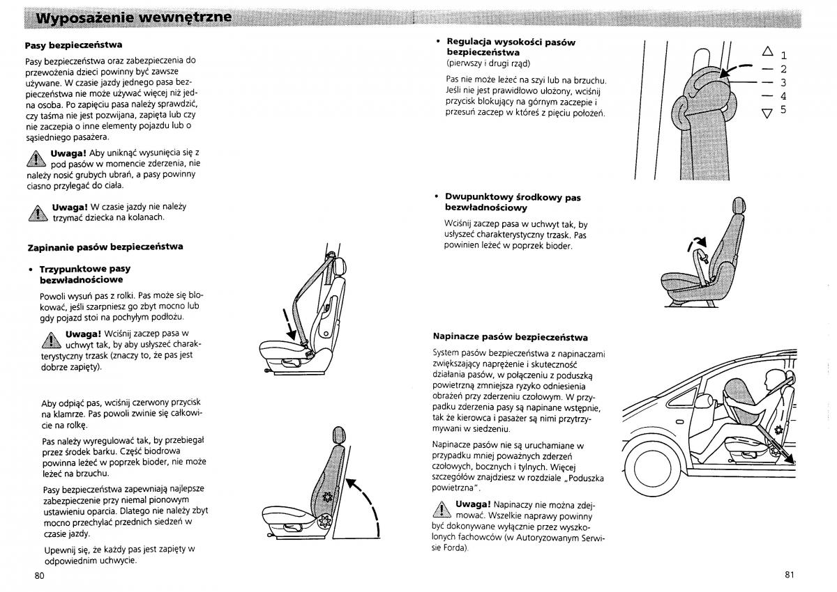 Ford Galaxy I 1 instrukcja obslugi / page 42