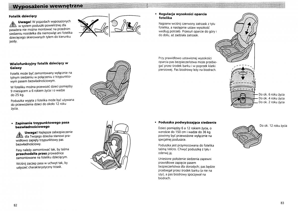 Ford Galaxy I 1 instrukcja obslugi / page 43