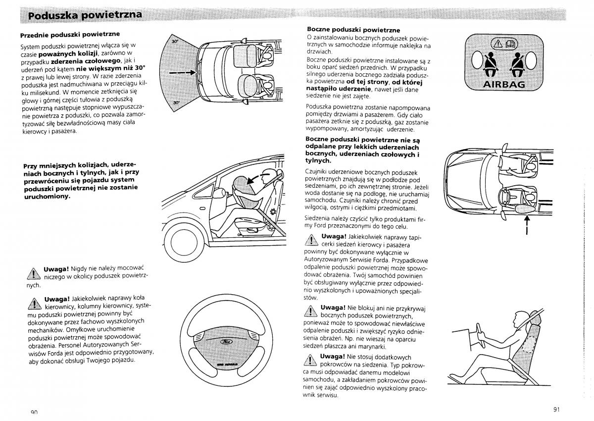 Ford Galaxy I 1 instrukcja obslugi / page 47