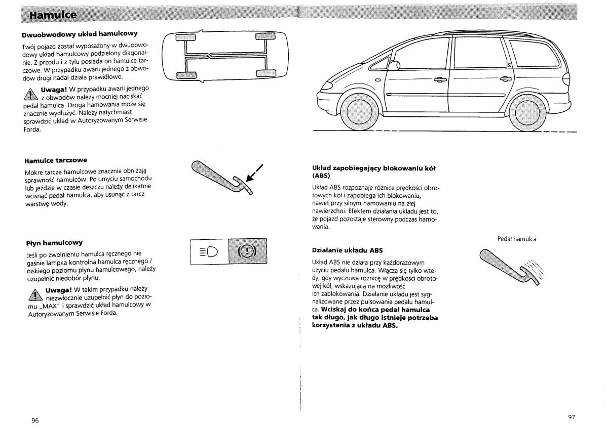 Ford Galaxy I 1 instrukcja obslugi / page 50