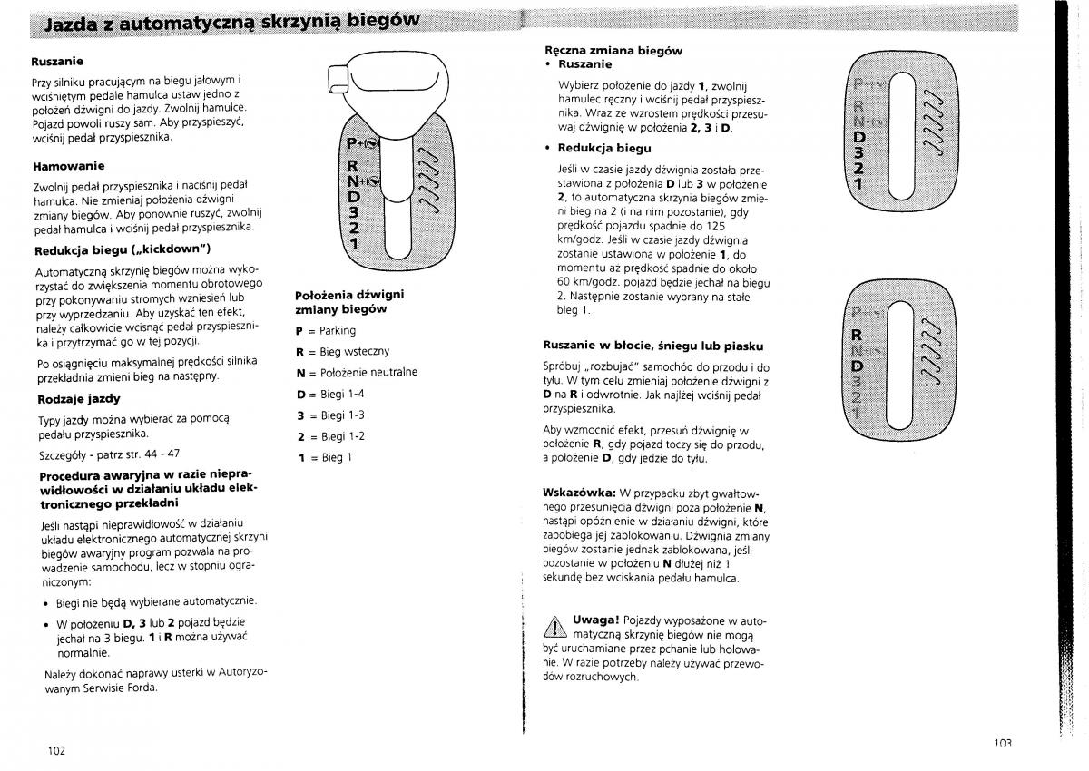 Ford Galaxy I 1 instrukcja obslugi / page 53