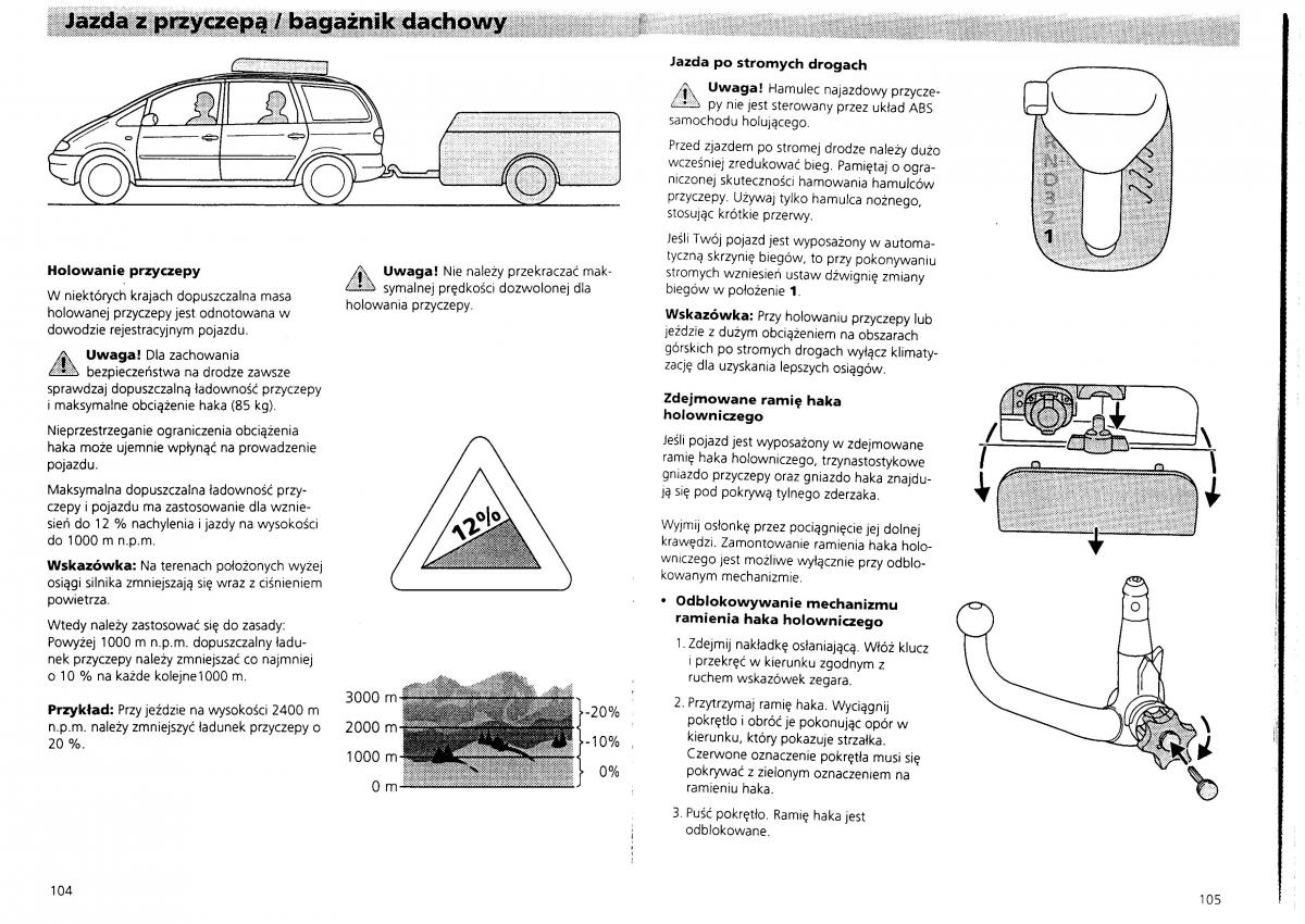 Ford Galaxy I 1 instrukcja obslugi / page 54