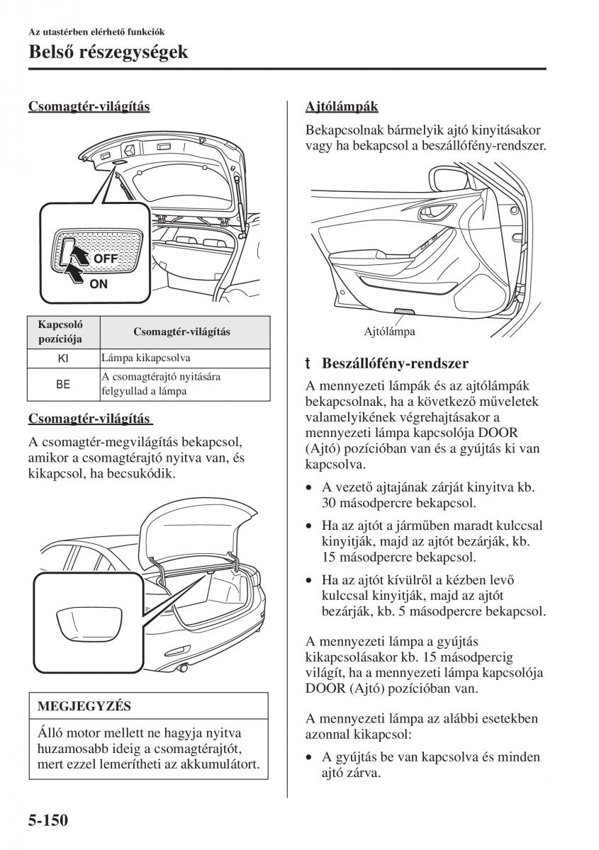 Mazda 6 III Kezelesi utmutato / page 558