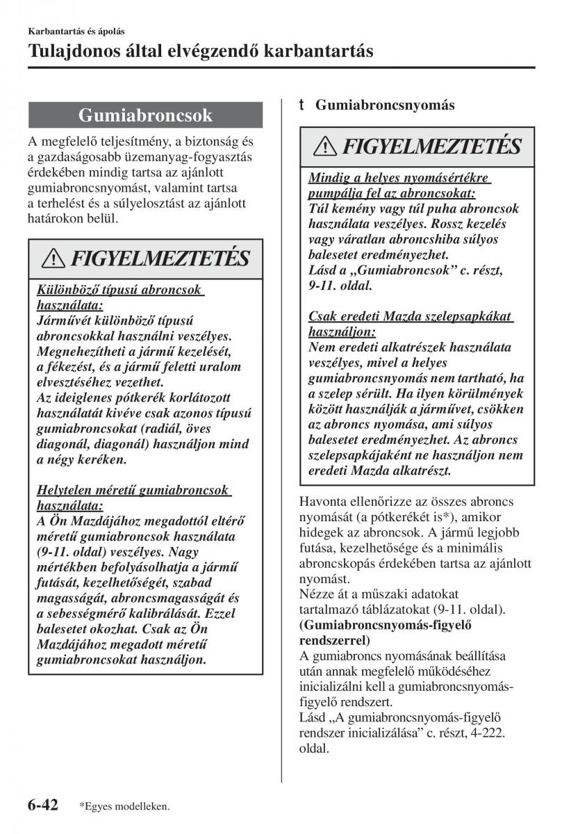 Mazda 6 III Kezelesi utmutato / page 610