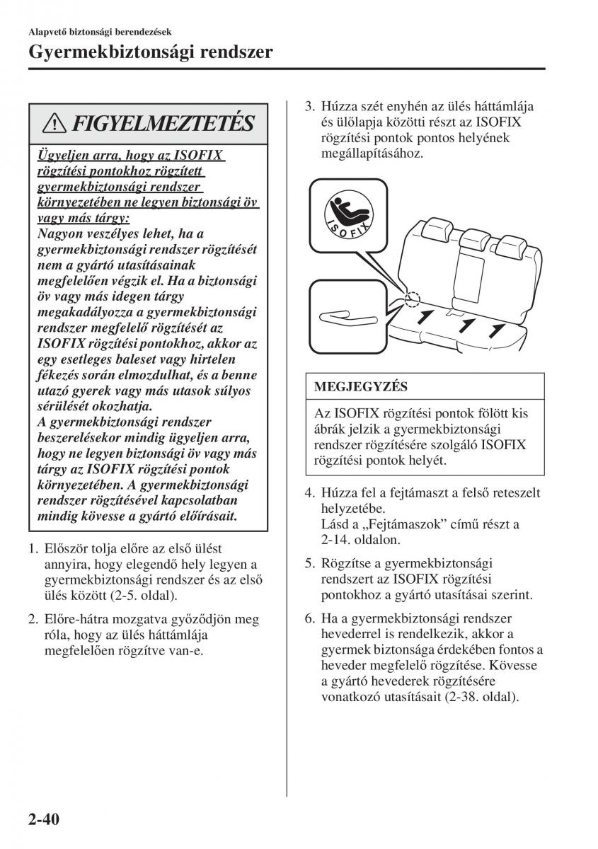 Mazda 6 III Kezelesi utmutato / page 64