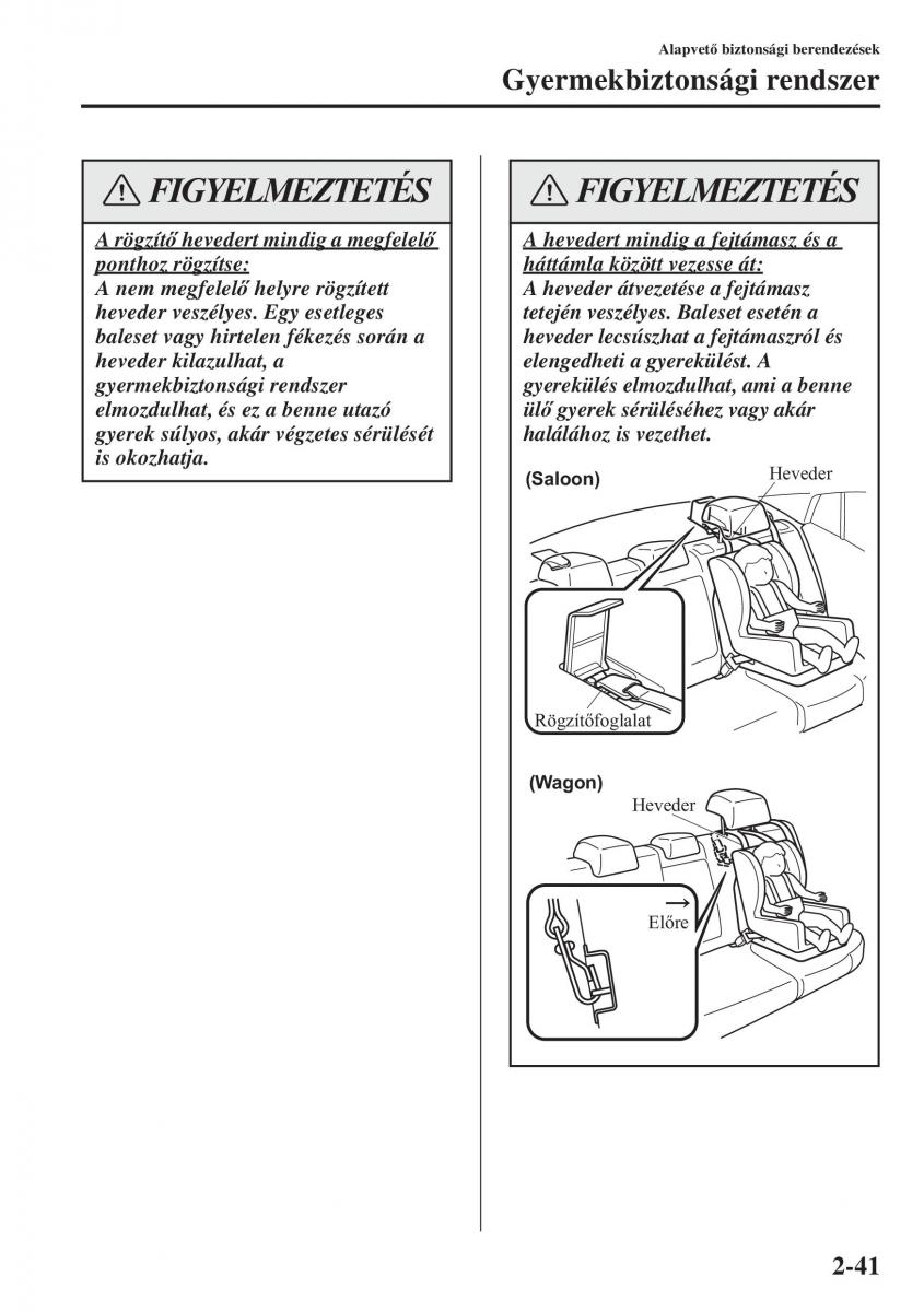 Mazda 6 III Kezelesi utmutato / page 65