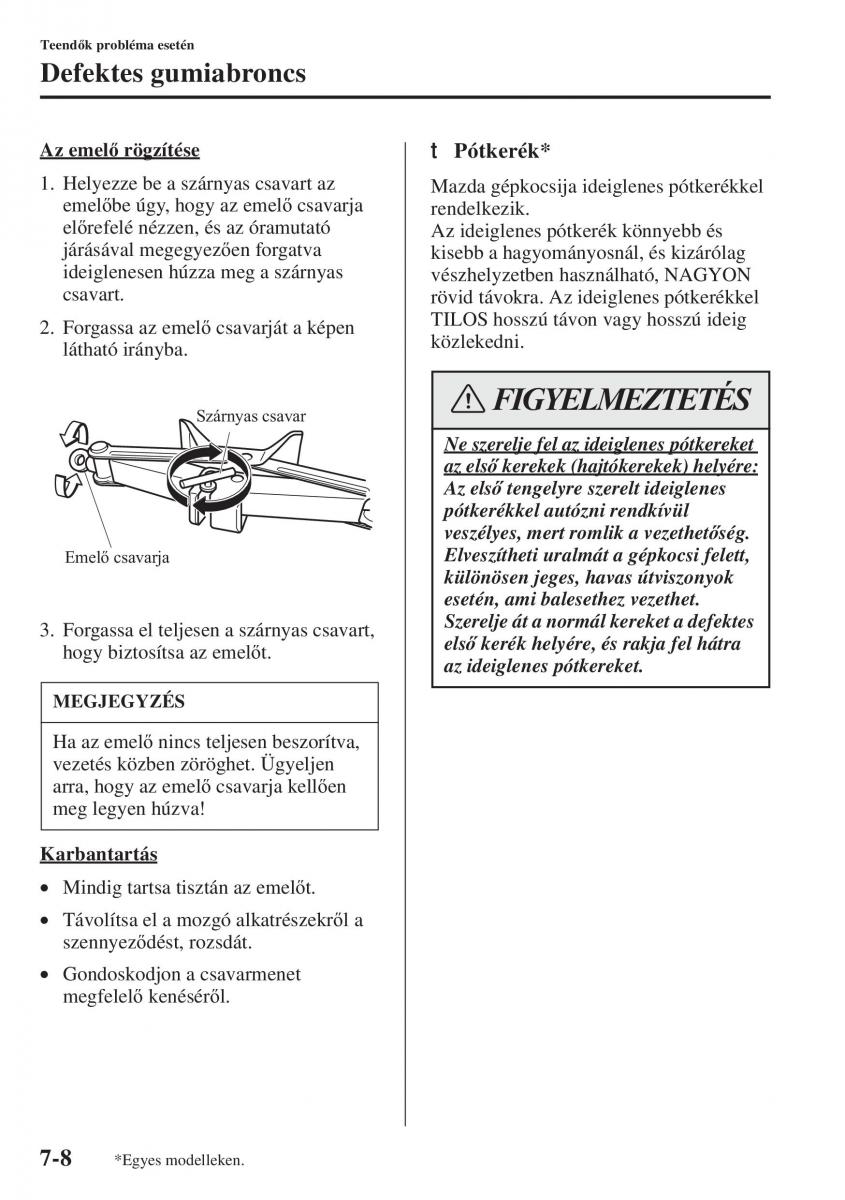 Mazda 6 III Kezelesi utmutato / page 654