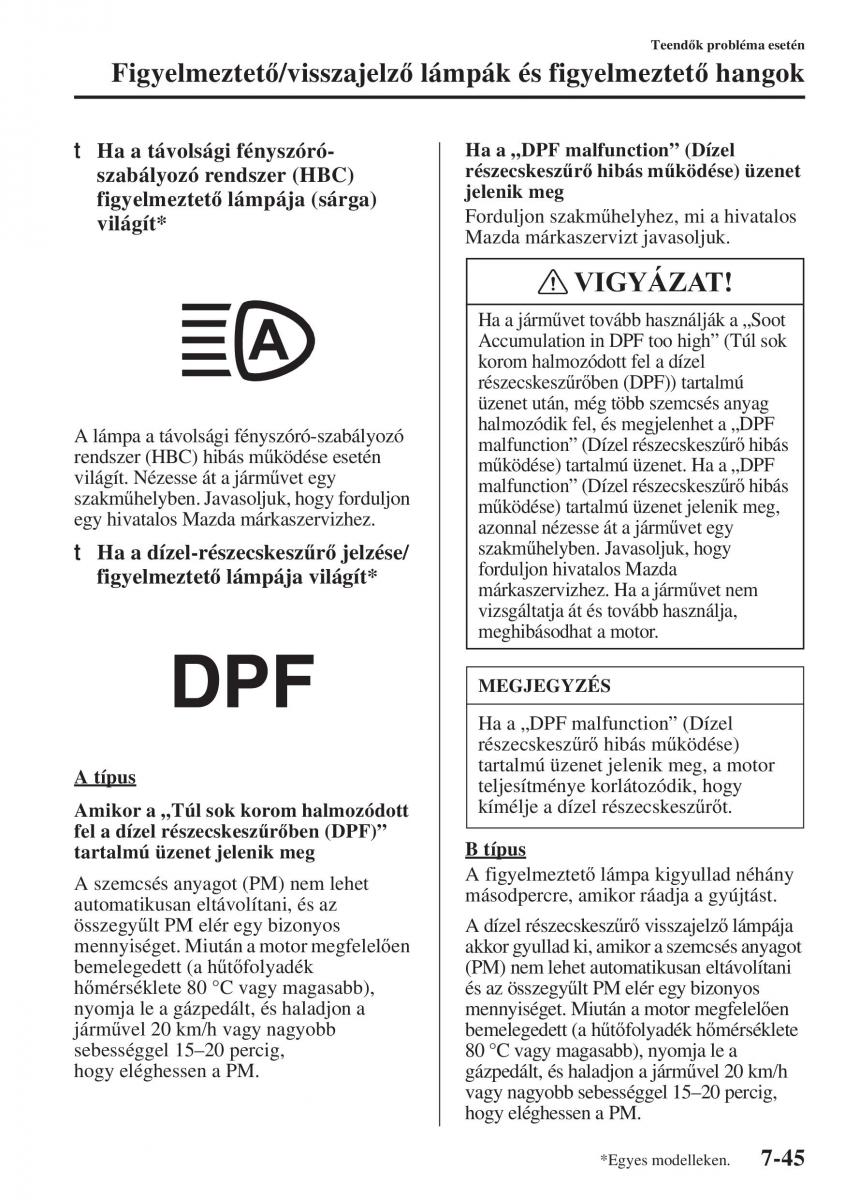 Mazda 6 III Kezelesi utmutato / page 691