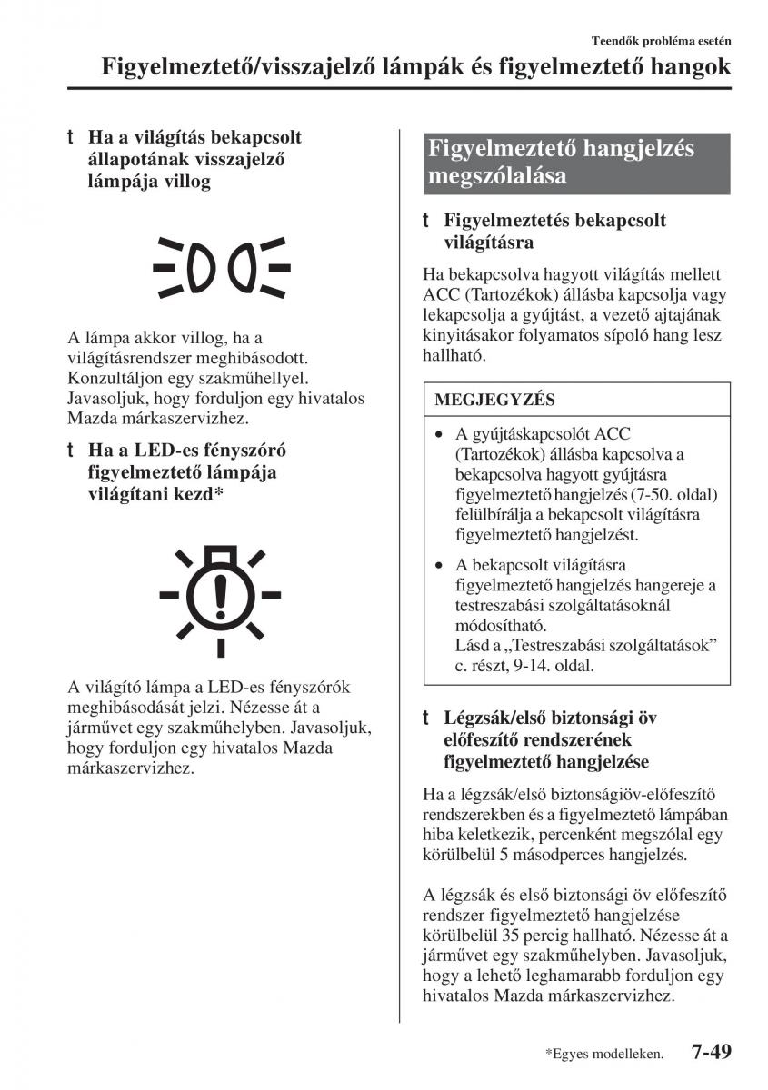 Mazda 6 III Kezelesi utmutato / page 695