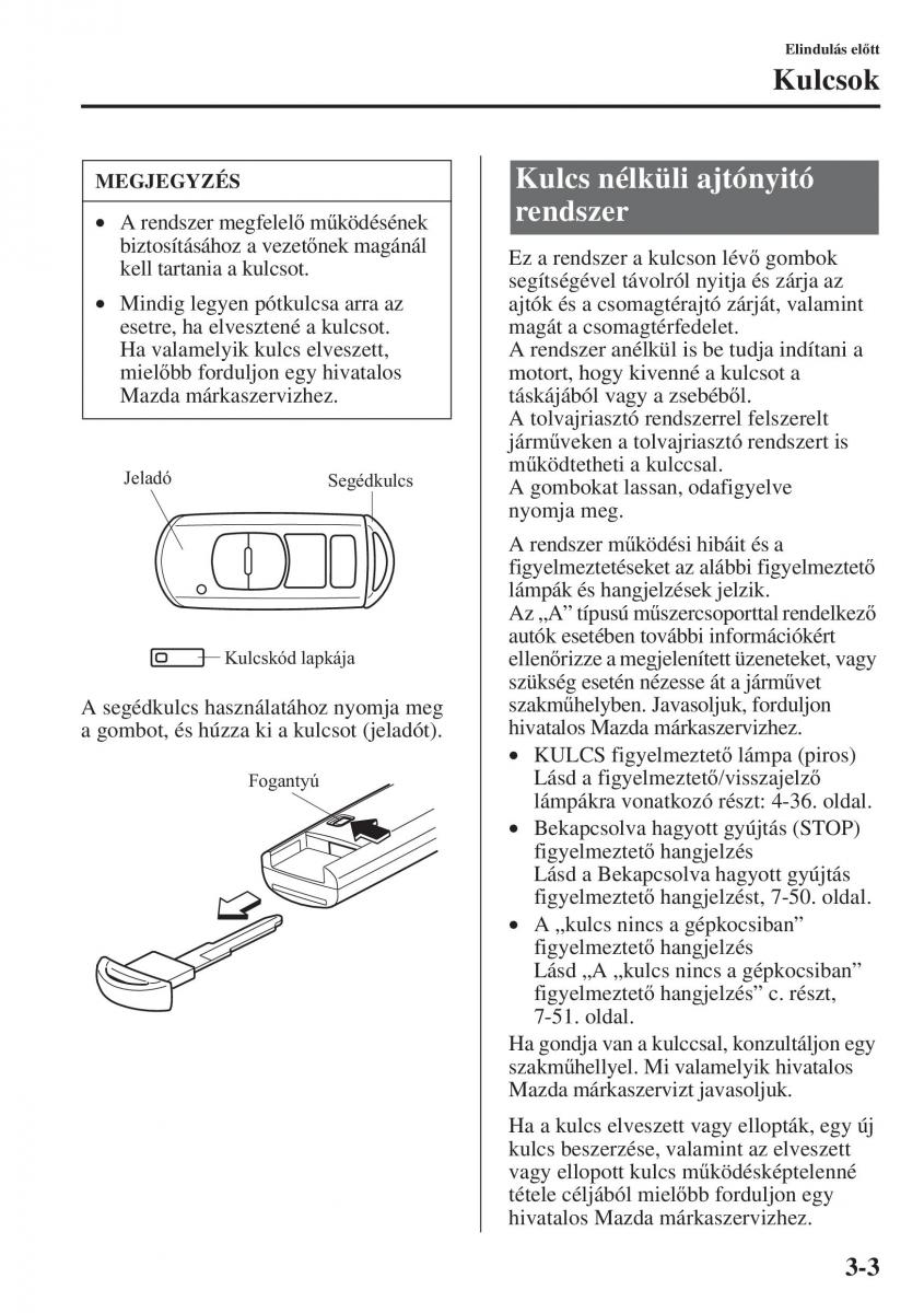 Mazda 6 III Kezelesi utmutato / page 83