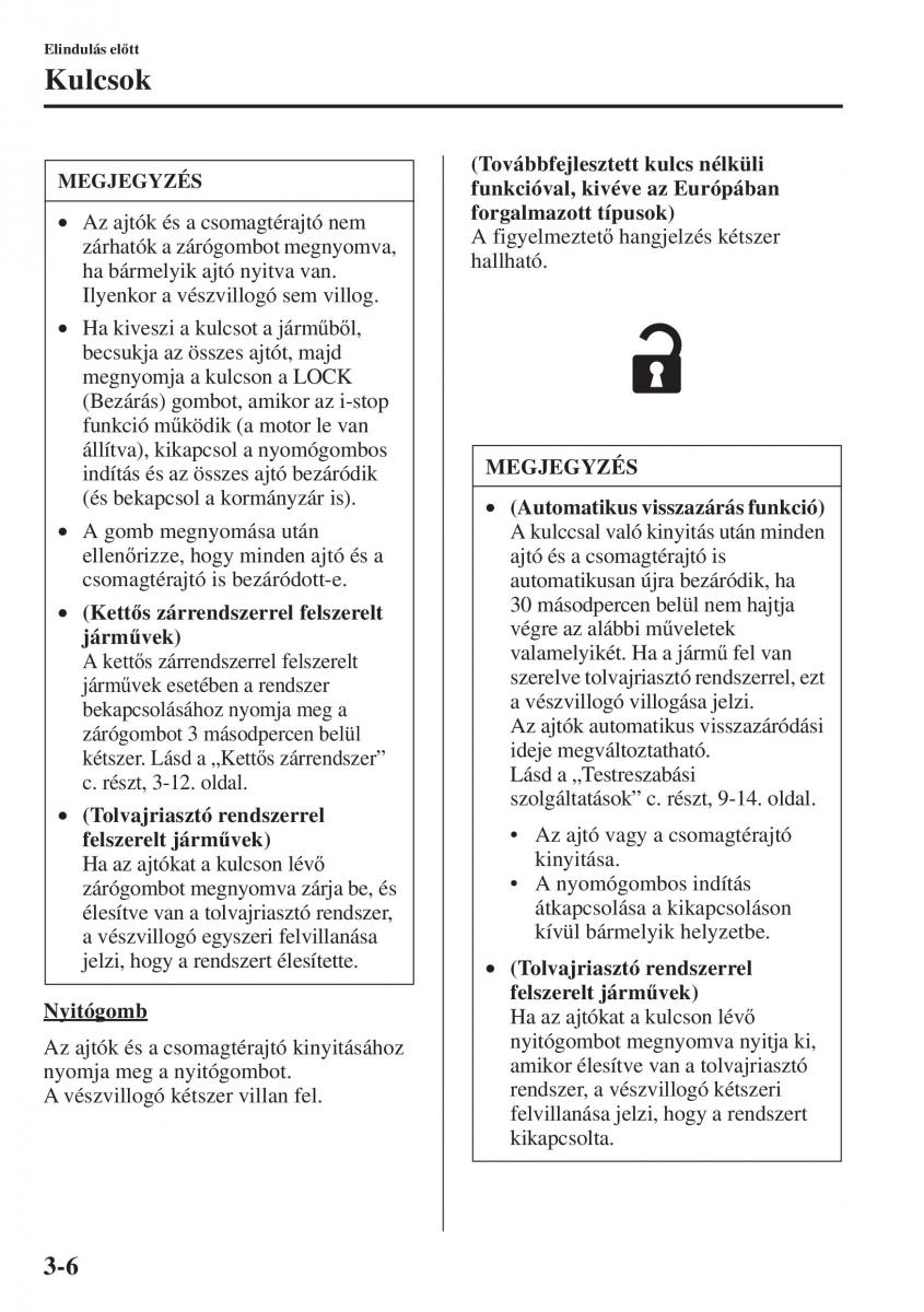 Mazda 6 III Kezelesi utmutato / page 86