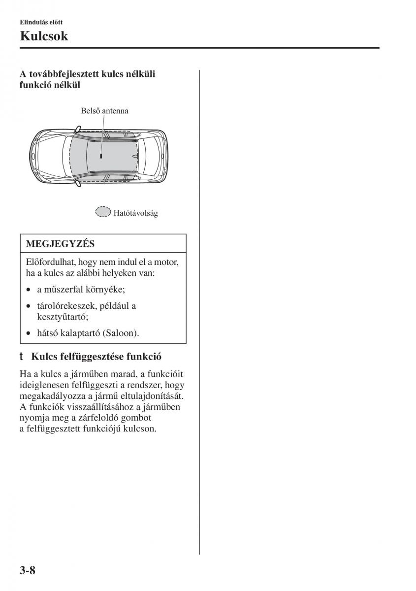 Mazda 6 III Kezelesi utmutato / page 88