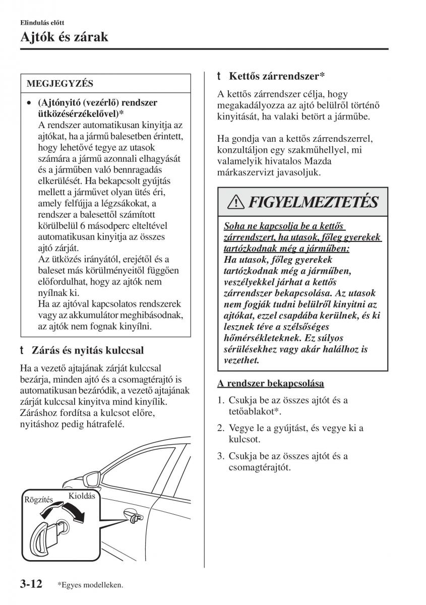 Mazda 6 III Kezelesi utmutato / page 92