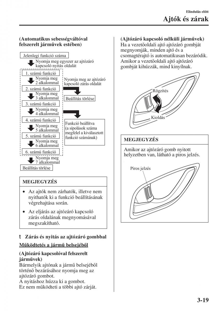 Mazda 6 III Kezelesi utmutato / page 99