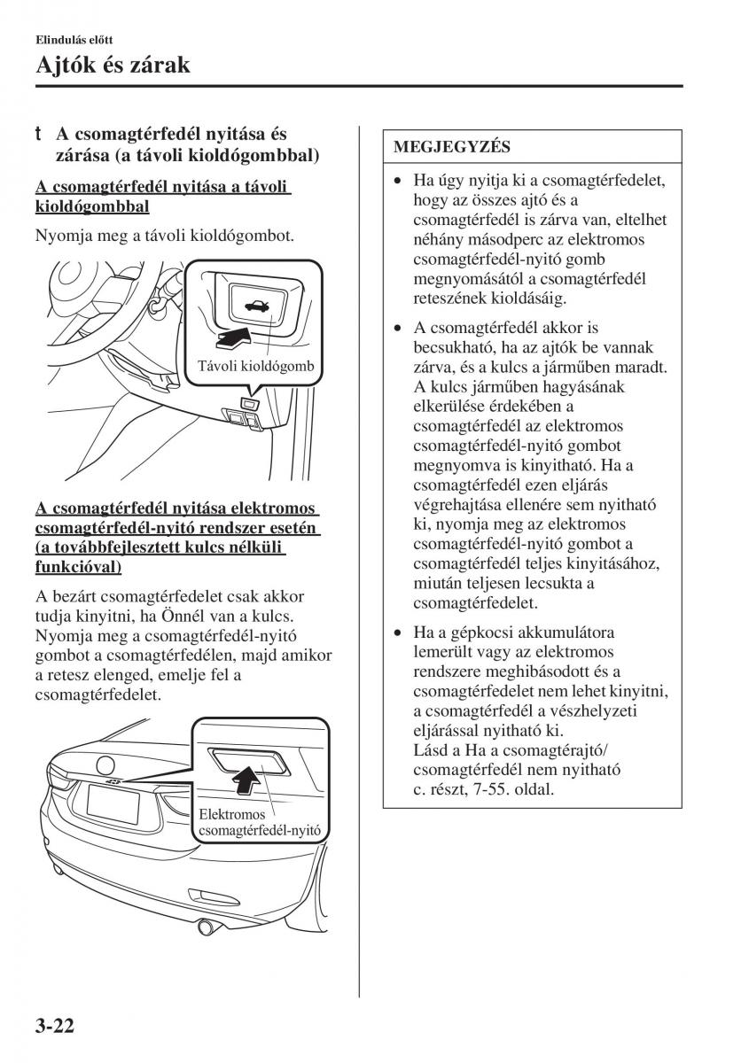 Mazda 6 III Kezelesi utmutato / page 102