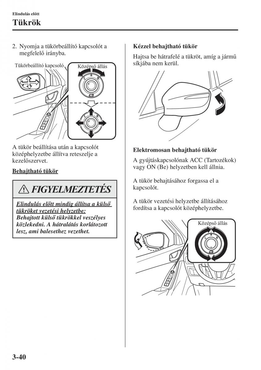 Mazda 6 III Kezelesi utmutato / page 120