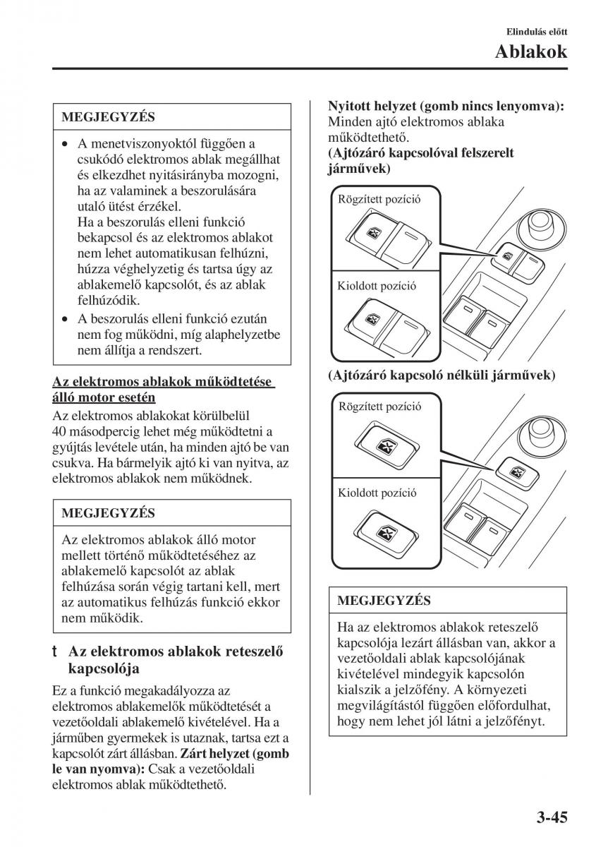 Mazda 6 III Kezelesi utmutato / page 125