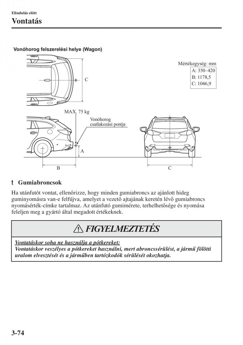 Mazda 6 III Kezelesi utmutato / page 154